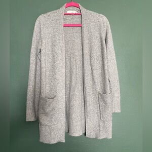 LOFT- supersoft longline open front cardigan relaxed fit cozy